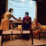 Daphne Pillai with other speakers at the panel discussion