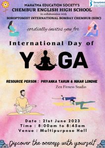 Chembur Campus International Yoga Day 2023